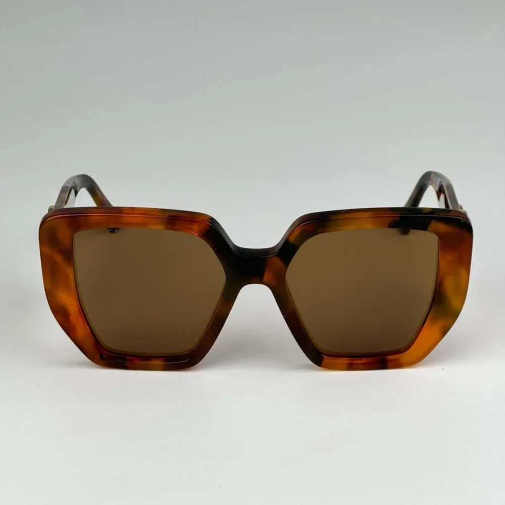 Gucci GG0956S 007 BRAND NEW Sunglasses Havana Brown Cat Eye Unisex GG 0956S - Picture 6 of 11